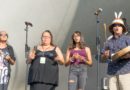 The Musqueam Welcome…time honoured tradition, marks beginning of the 2019 Vancouver Folk Music Festival.